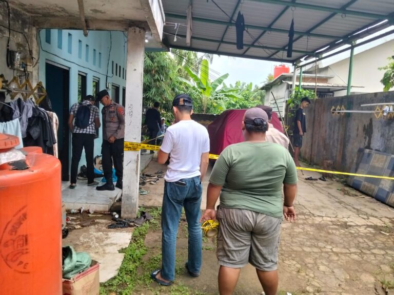 TKP Korban Bundir di Desa Sentul Jaya