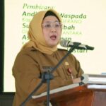 Wakil Bupati Tangerang, Intan Nurul Hikmah saat Membuka Seminar di GSG Kecamatan Cikupa (foto istimewa)