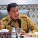 Bupati Tangerang, Moch Maesyal Rasyid pimpin rapat koordinasi Forkopimda jelang Nataru di Pendopo Bupati (foto istimewa)