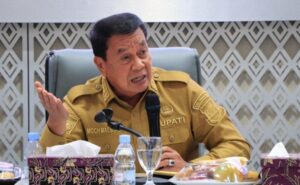 Bupati Tangerang, Moch Maesyal Rasyid pimpin rapat koordinasi Forkopimda jelang Nataru di Pendopo Bupati (foto istimewa)