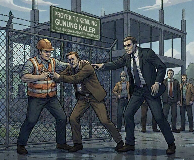 Ilustrasi pekerja usir Wartawan saat liputan