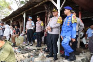 Kapolresta Tangerang tinjau langsung lokasi Pulo Cangkir Kronjo