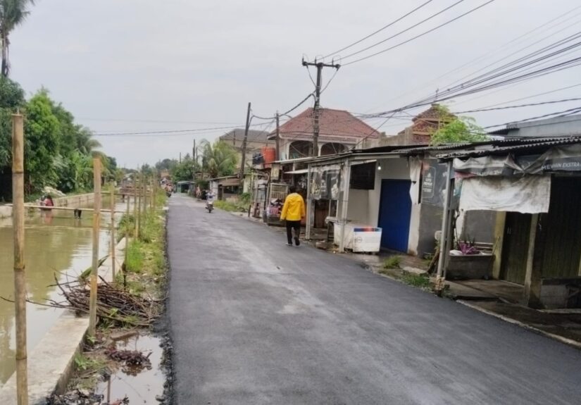 Jalan Kampung Pangsor Desa Sangiang (Dok/Abo)