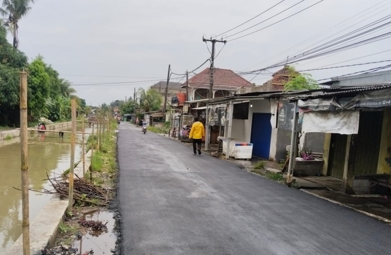 Jalan Kampung Pangsor Desa Sangiang (Dok/Abo)