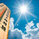 Ilustrasi cuaca panas