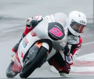 Tangkapan layar video Ega Vega Pratama di Sirkuit Ayrton Senna, Brasil