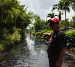 Jalan menuju kawasan Olek, Desa Pasir Bolang Kecamatan Tigaraksa